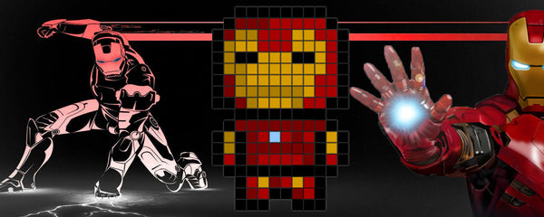 [Video Tutorial] Iron Man Pixel Art