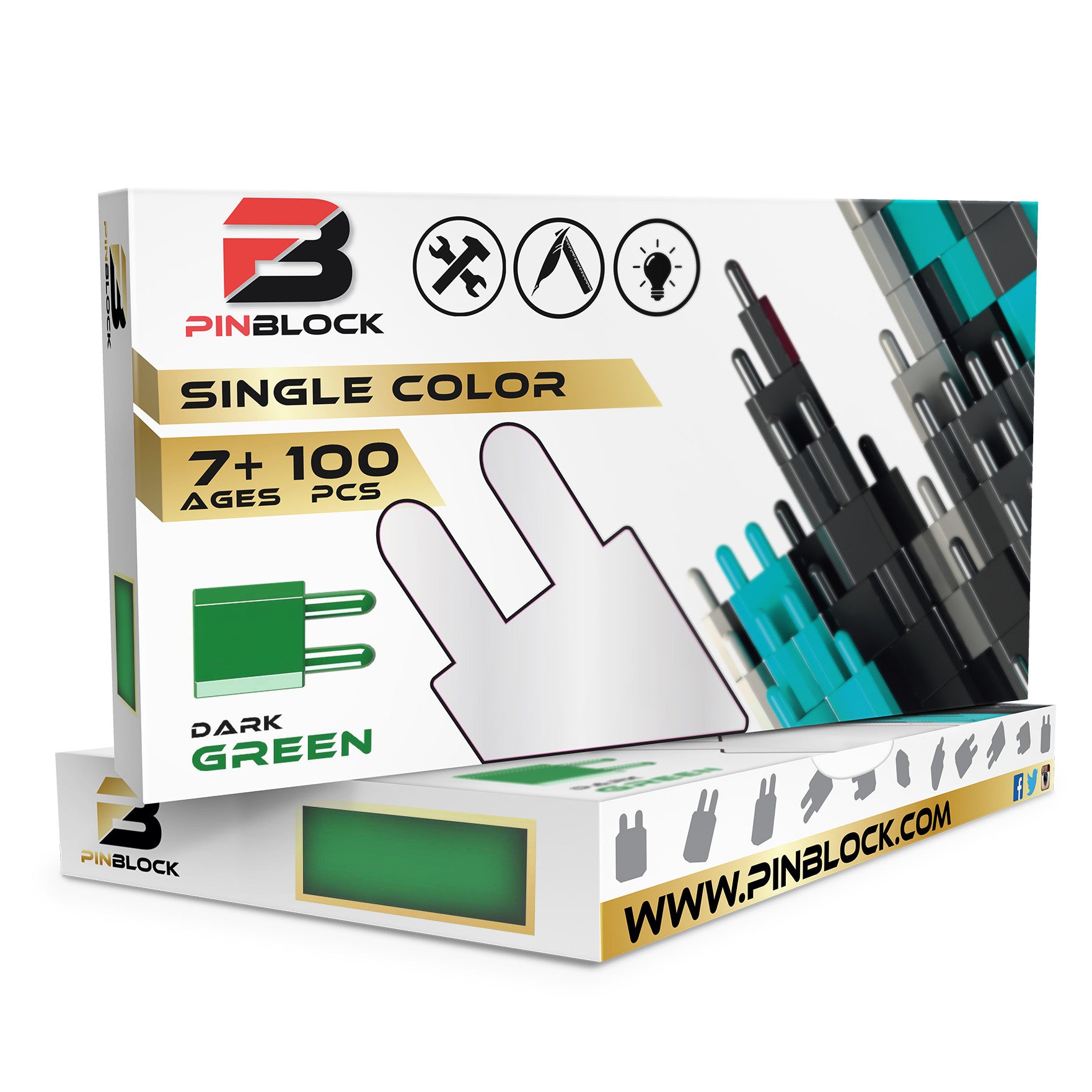 Color Pin One Single Color Packs - Pinblock